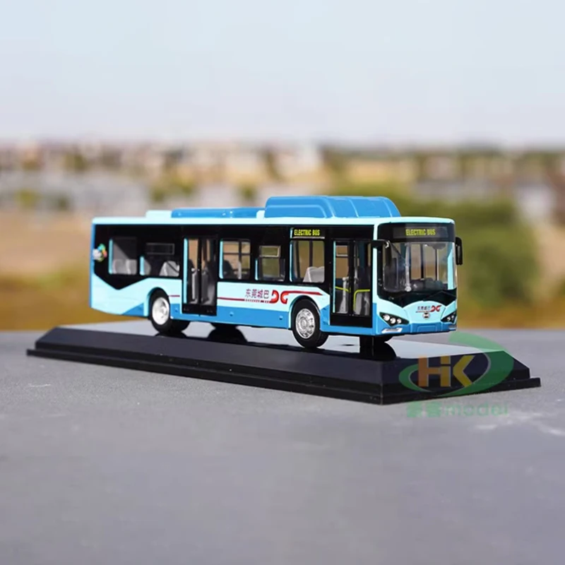 Diecast 1:64 Scale BYD K8 K9 Bus Alloy Car Model Finished Product Simulation Toy Collection Gift Static Model Display