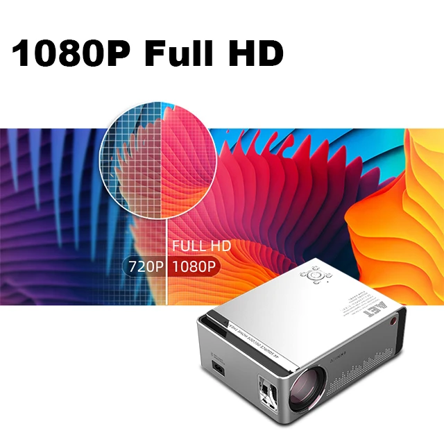 2021 newest 4K Decoding 1080P Full HD OEM Smart Android TV Projector