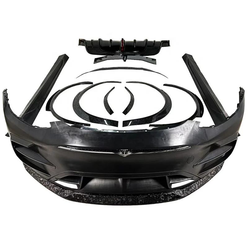 

SPC Aeternus Tuning Body Kit for Teslas Model Y Plastic Wind Spoiler Kit for Teslas Model Y Injection PP Aerokit Car Bumpers