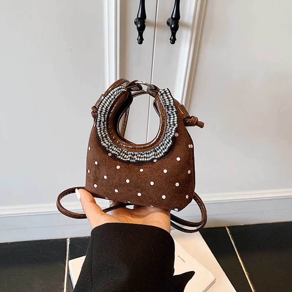 Tas Tangan Suede Mini Manis Ta - Half Moon Bag Suede ulasan dan harga