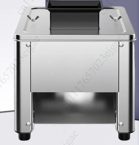 220V Thickness 2.5mm Electric Meat Cutter Commercial and Household Stainless Steel Fully Automatic Vegetable Cutter Meat Grinder