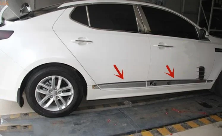 

For Kia K5 2011-2015 High-quality ABS Chrome Body Decoration strip Anti-Rub protection Decoration Car styling