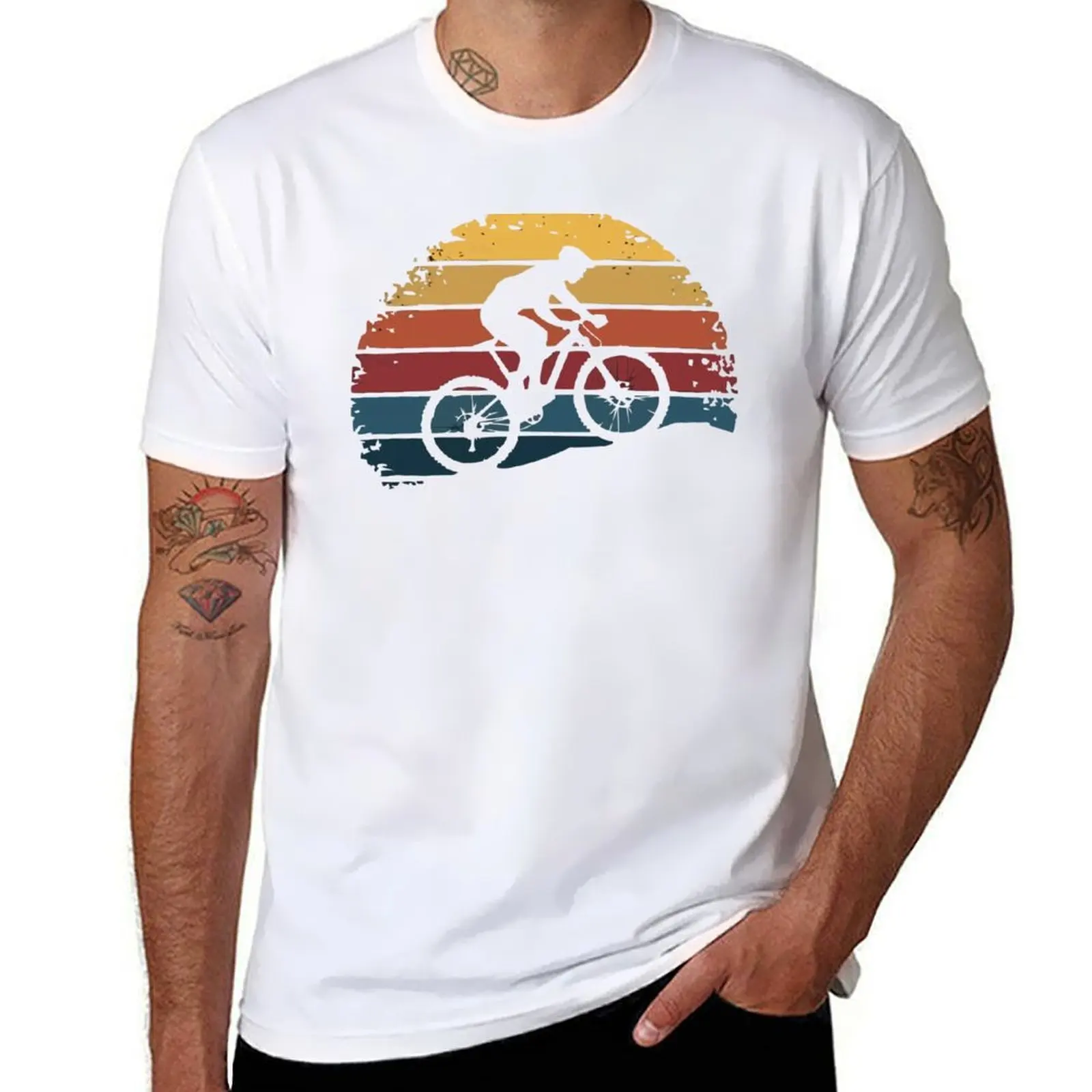 Mountain Bike Vintage T-Shirt t shirts for man graphic vintage t shirts for man cotton T-Shirt