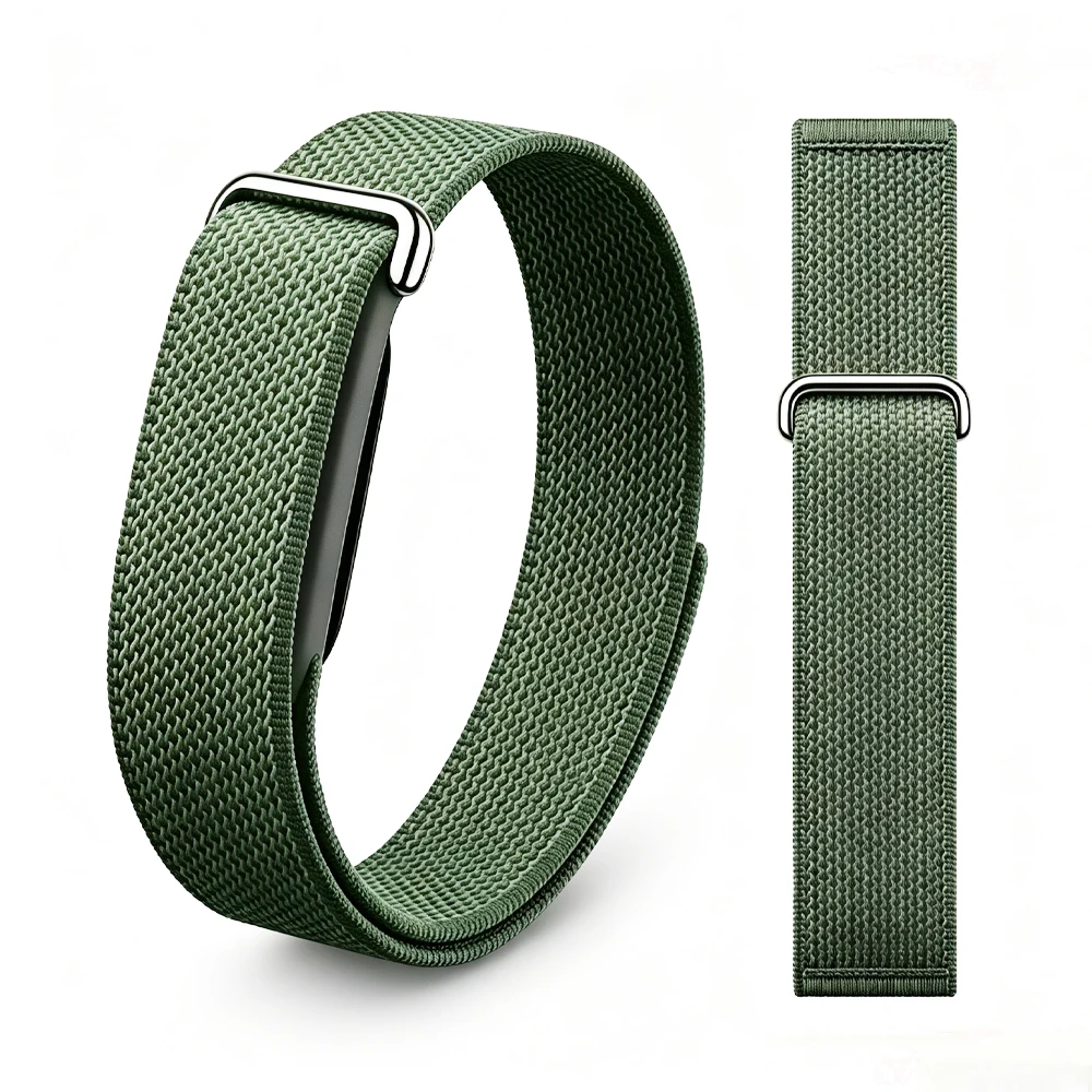 Geflochtenes Nylon-Schlaufenarmband für Google Fitbit Air, atmungsaktives, bequemes Armband für Google Fitbit Air Sport-Armband-Zubehör – Detail 12