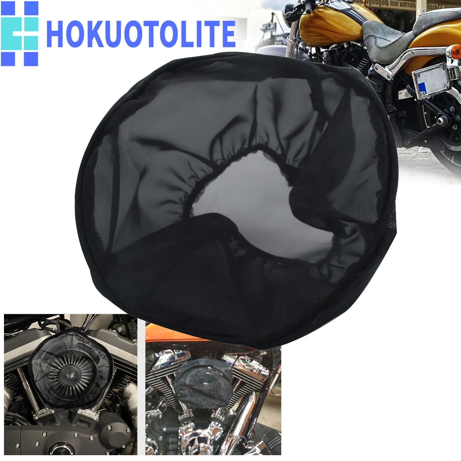 

Motorcycle Air Filter Rain Sock Waterproof Dustproof Air Cleaner Sock Kits For Harley Touring Road King Sportster Softail Dyna