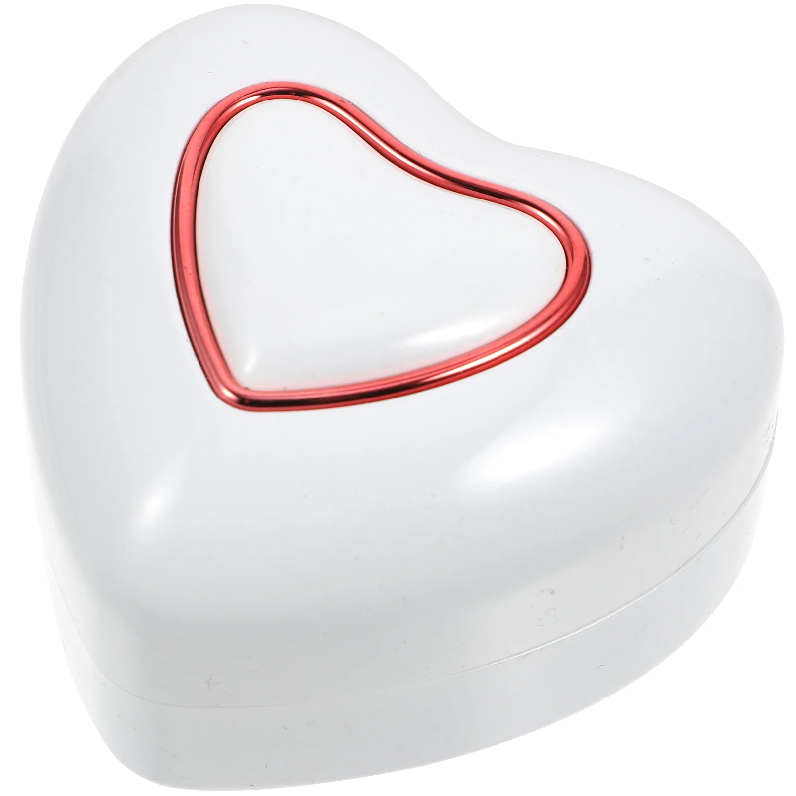 

Personalized Heart Shaped Ring Box Wedding Decor Holder Display Jewelry Plastic