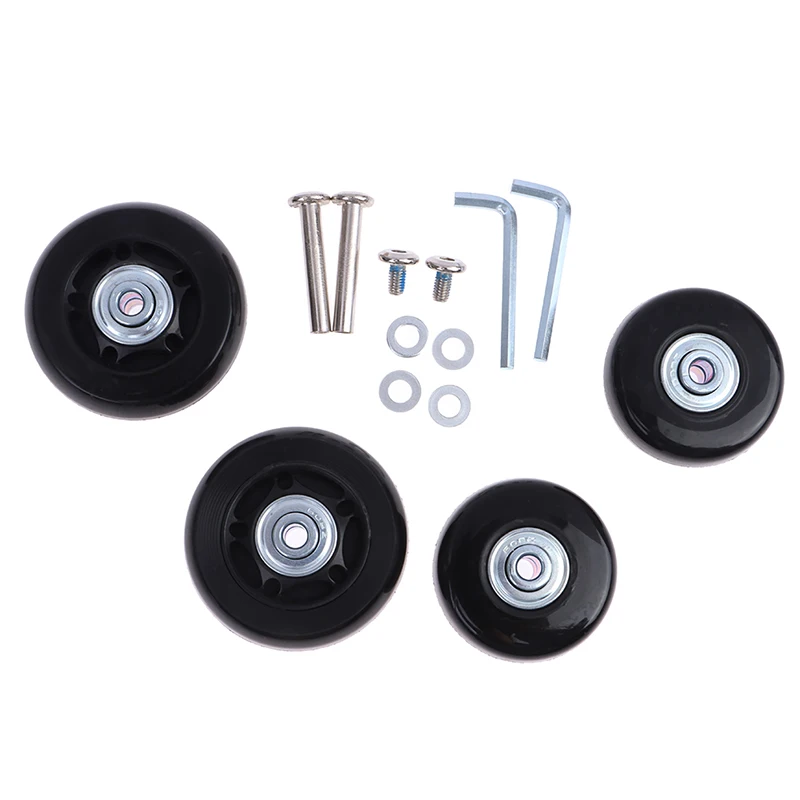 2pcs Replacement Travel Luggage Suitcase Wheels Axles Repair Kit Dia 5/6cm Trolley Travel Wheel