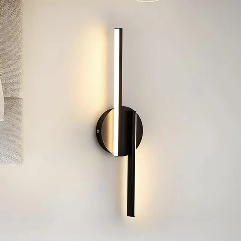 Modern Home Wall Lamp Suitable for TV Background Wall Master Bedroom Bedside Wall Lamp Study Double Straight Line Decorative
