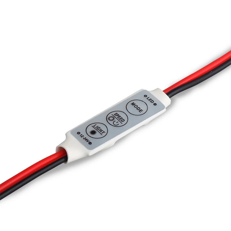 1Pcs Mini 12V LED Light Dimming 3 Keys Controller Dimmer Driver and Switch 3528 5050 5630 Newest Control Led Strip Light