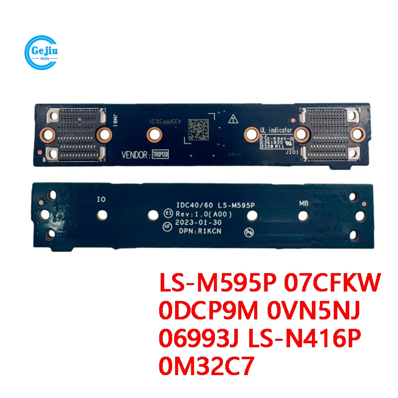 

New Original Laptop USB Adapter Board Audio Board Bracket For Dell Latitude 7440 7640 7450 7650 LS-M595P 07CFKW DCP9M 0DCP9M