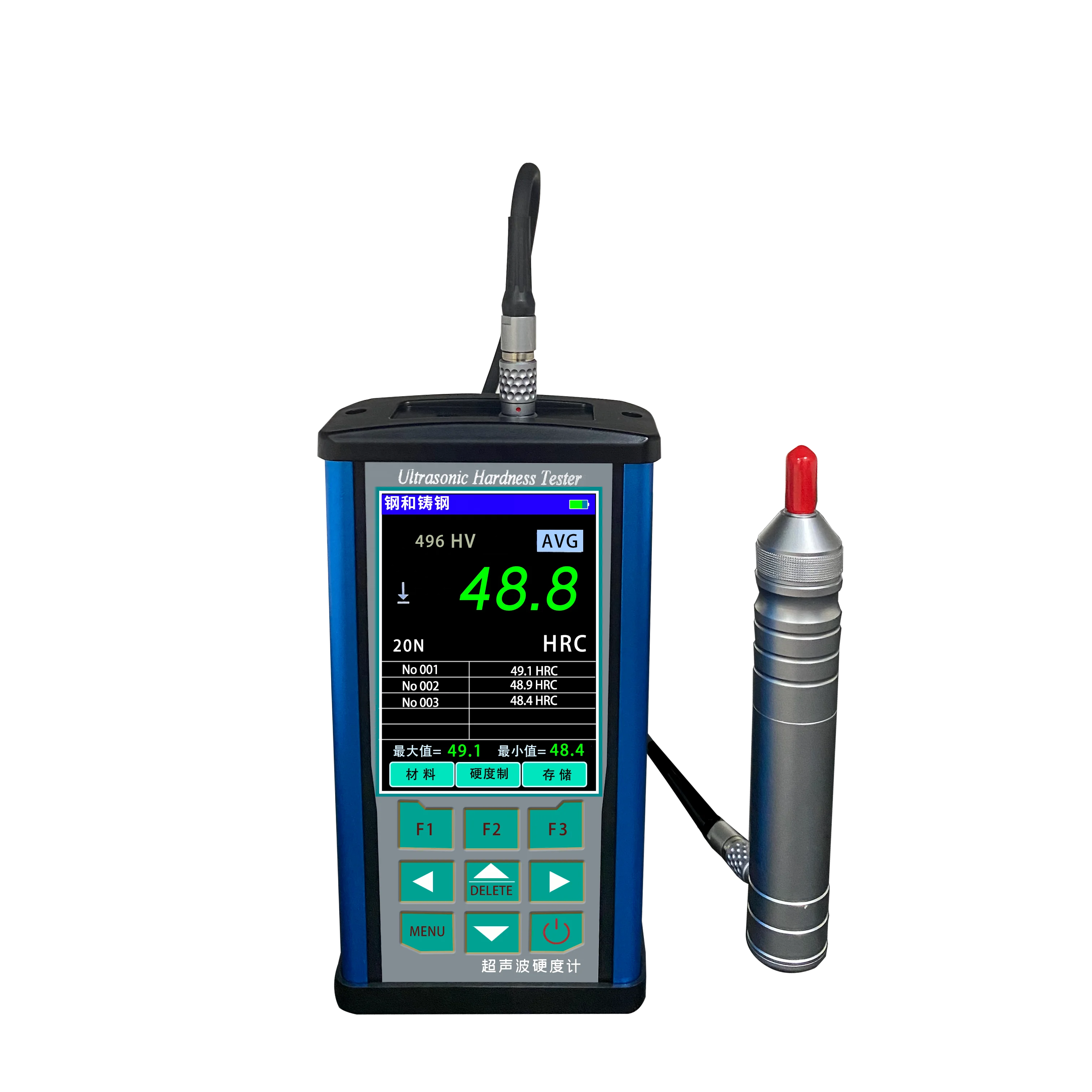 GR271 Portable LCD Display Ultrasonic Hardness Tester Tablet Hardness Tester