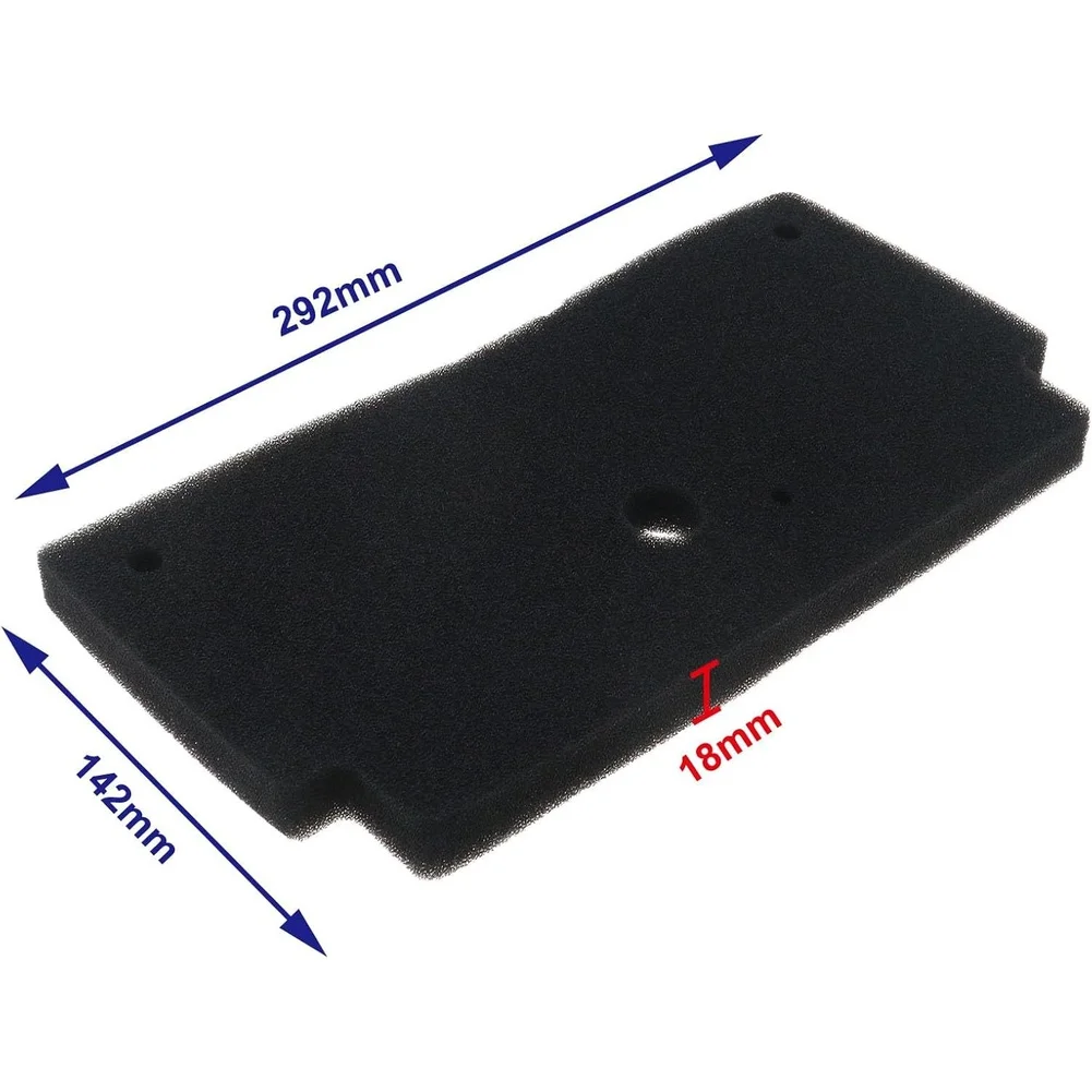 Sponge Filter 14.2x29.2x1.9cm For Constructa CWK3R20002 WQ33G2 Washing Machine Dryer Sewage Filtration Reduction Replacement Par