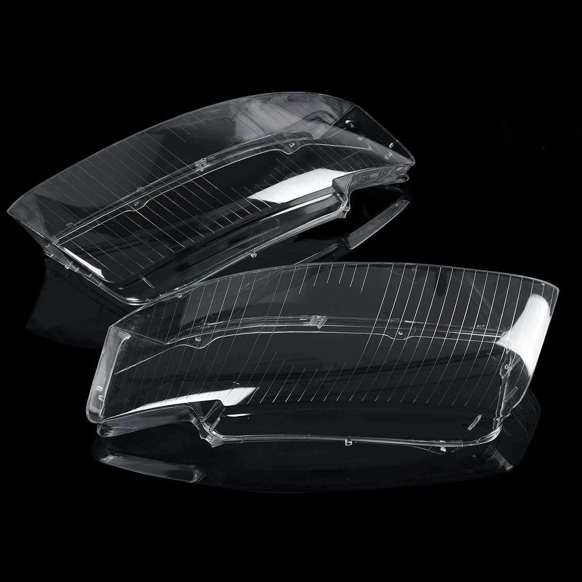 Left/Right Front Headlight Lens Cover For Audi A4 B6 2002 2003 2004 2005 Clear Car Headlamp Cover Shell Transparent Lampashde