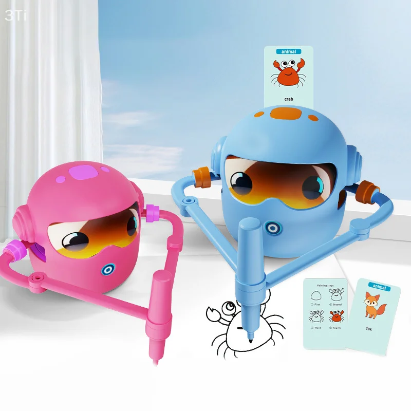 เด็ก Interactive การศึกษาหุ่นยนต์วาดภาพหุ่นยนต์วาดภาพอัตโนมัติเรียนรู้การวาดศิลปะการฝึกอบรมเครื่องอัจฉริยะหุ่นยนต์ของเล่น