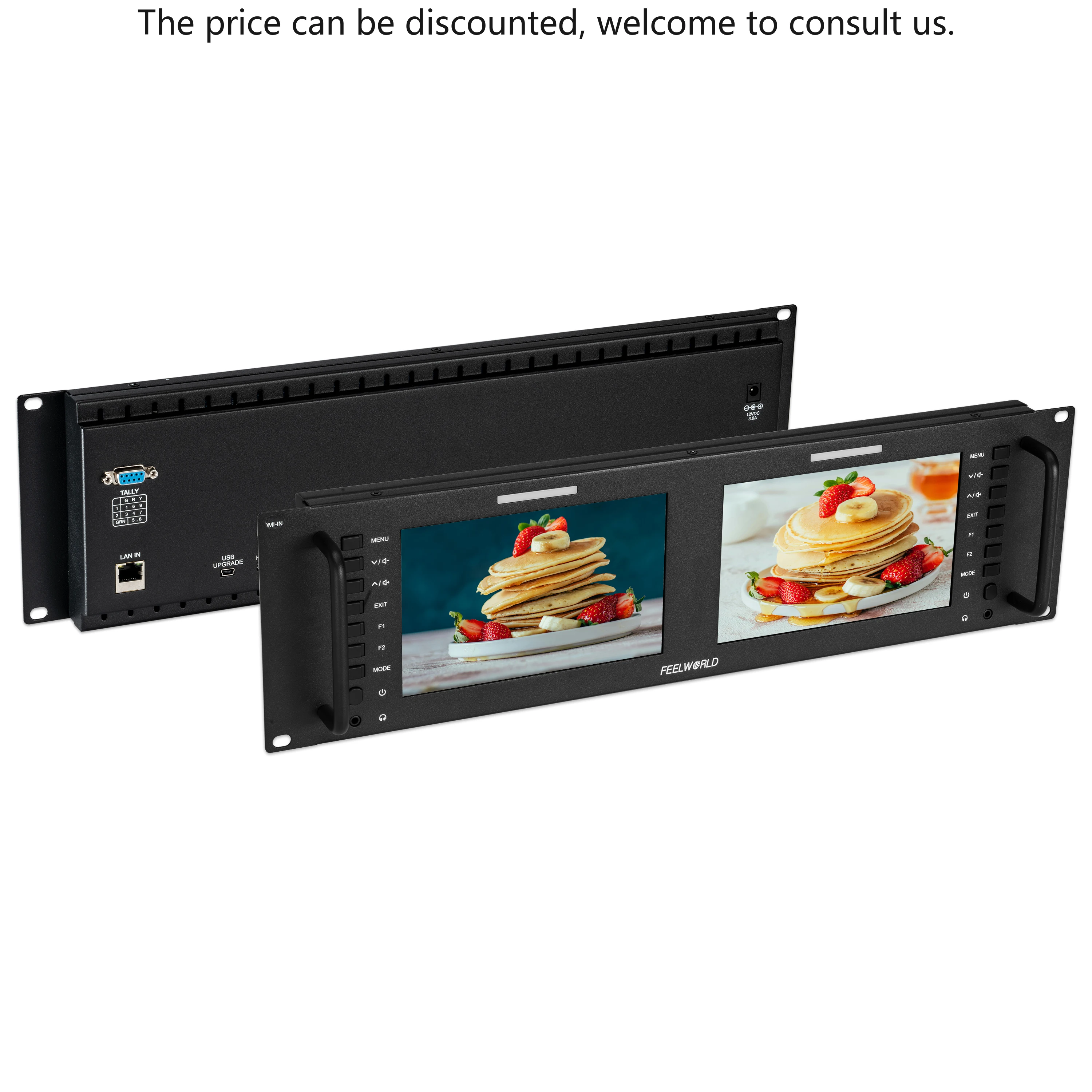 

FEELWORLD D71 PLUS 4K UHD Монитор для камеры для монтажа в стойку для трансляции B2B Прямая продажа с завода 7-дюймовый вход HDMI/SDI Высокая яркость