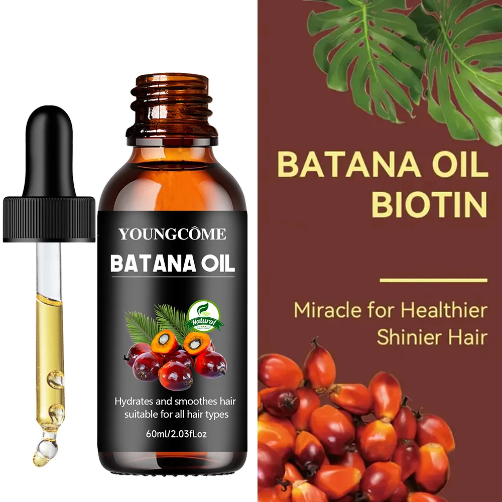 Batana Oil Hydrates And Smoothes Hair Enhances Shine Promotes Growth Smooths & Detangles Suitable For All Hair Types