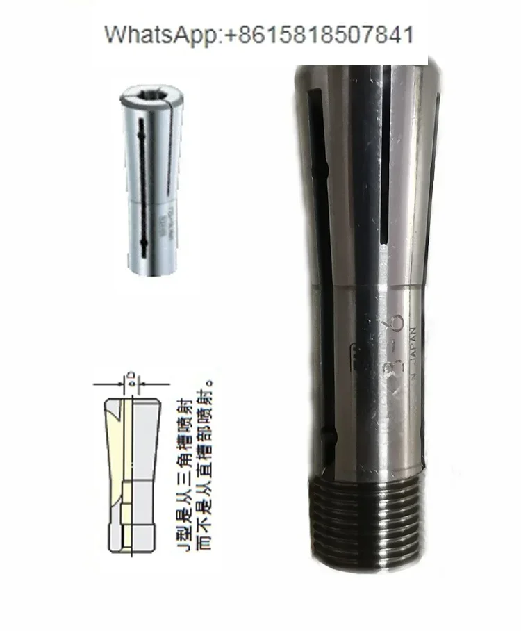 Mini small diameter tool holder BT50-MMC4-105 collet PMK12-12 sleeve VMK12-6J