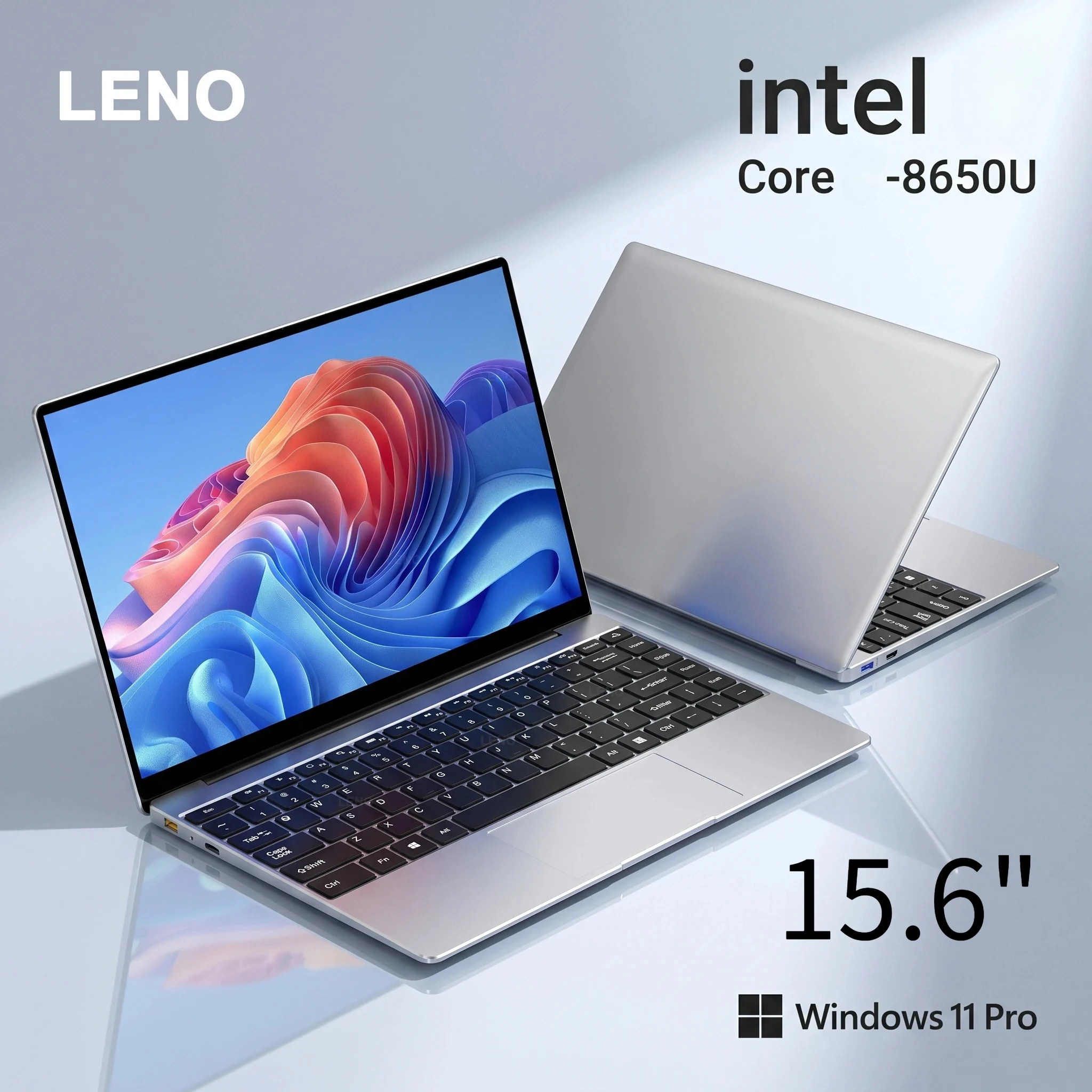 

2026 Ultra Slim LENO Laptop 15.6" 2TB Intel Core 8650U Windows 11 1920*1080 HD Gaming Computer PC Gamer office Notebook