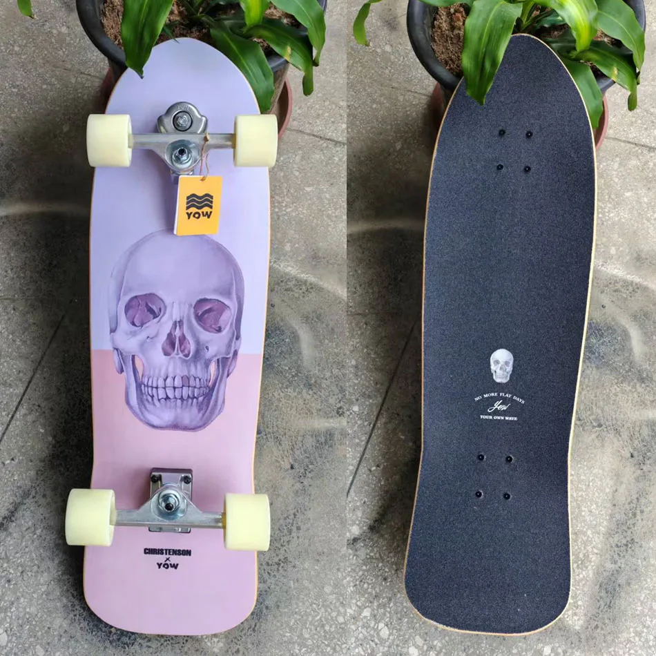 YOW land surf monopatín longboards kits completos sistema de resorte de buena calidad de marca con camiones ruedas rodamientos y herramientas