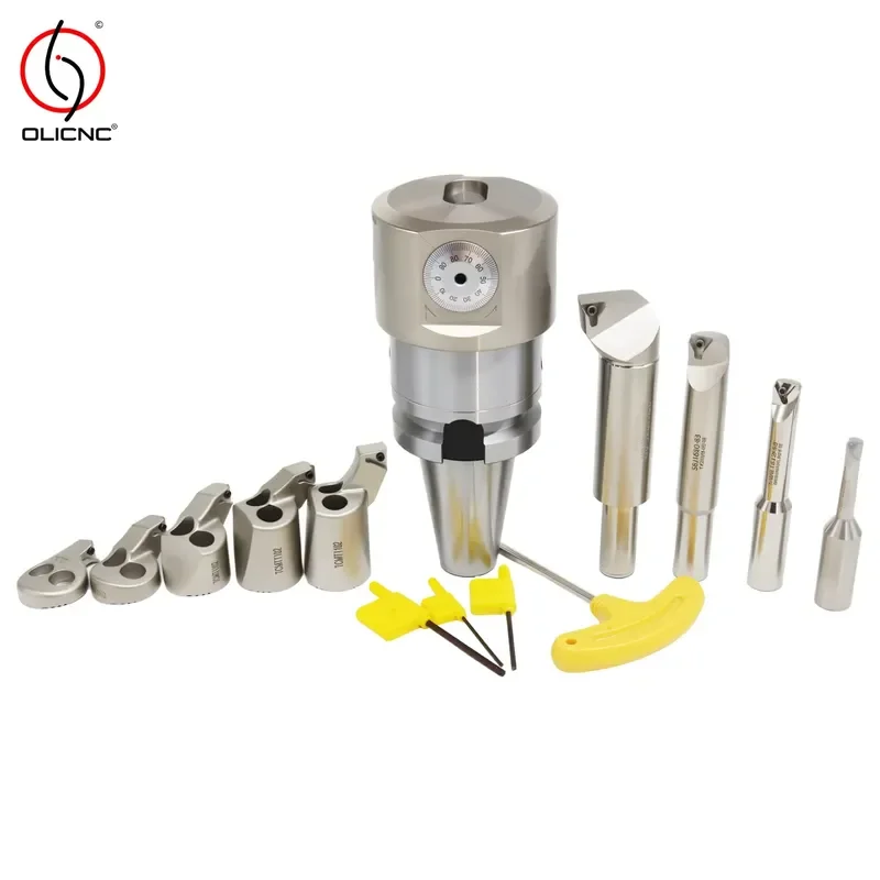 2026 CE OLICNC BT30 BT40 BT50 Micro NBH2084S Adjustable Boring Head Set 8PCS Boring Cutter for Boring/Milling/Drilling