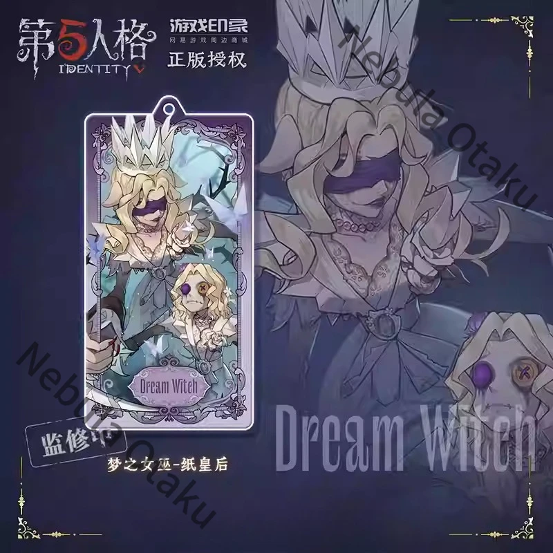 Identity V Painter Little Girl Prisoner The Dream Witch  Government Officer Keychain Double-deck Acrylic Quality Goods