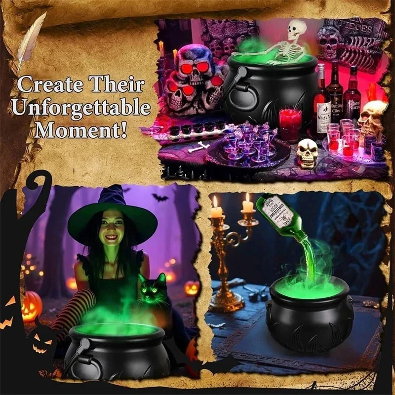 Flaming Bat Bucket Halloween And Easter Gift Halloween Decorations Indoor Atmosphere Arrangement Supplies Decorations gifts New