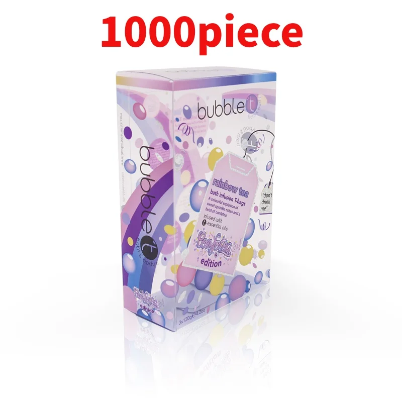 

10 00piece.Custom.Customized Printed Foldable Plastic Boxes in PET Giving from Factory Foo