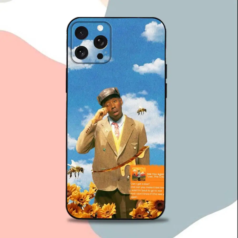 T- Tyler Don t Tap the Glass Phone Case For iPhone 15,13,16,12,11,17,14,Plus,Pro,Max,XS,XR,X,SE,Mini,Soft Silicone Black Cover