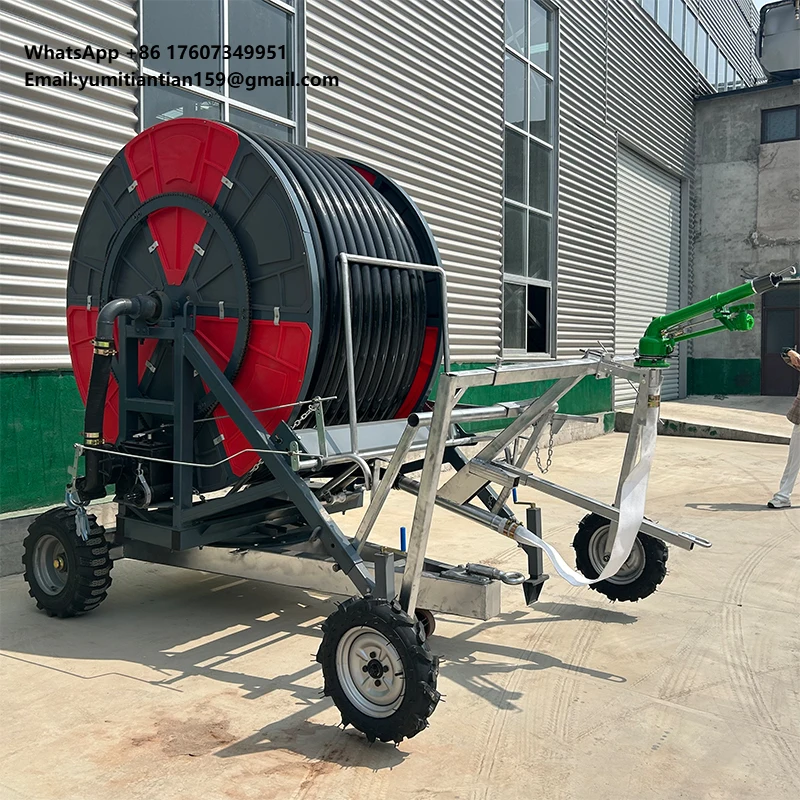 

Modern Farm Solar Powered Irrigation Water Reel Big Gn Sprinkler Metal Gear Motor Pump Key Selling IoT Core Components Included