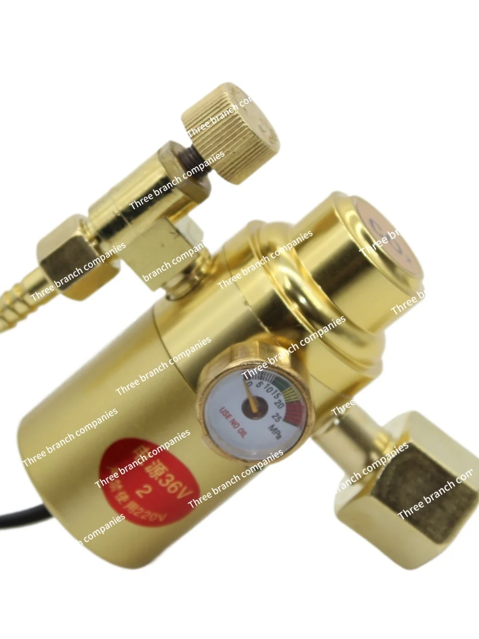 Two Oxygen Meter 36V Carbon Dioxide Heating Pressure Reducer 220V Heating Rod CO2 Mixed Gas Shielded Welding Accessories