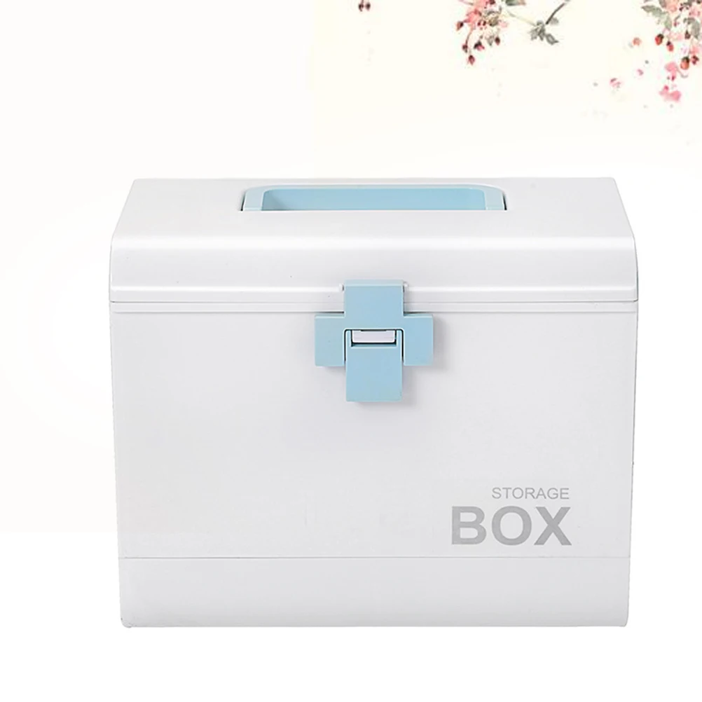 

Medicine Storage Portable Pill ganizer Durable ABS PP Medicine Box Family Separate Design Easy Access Travel Home Use