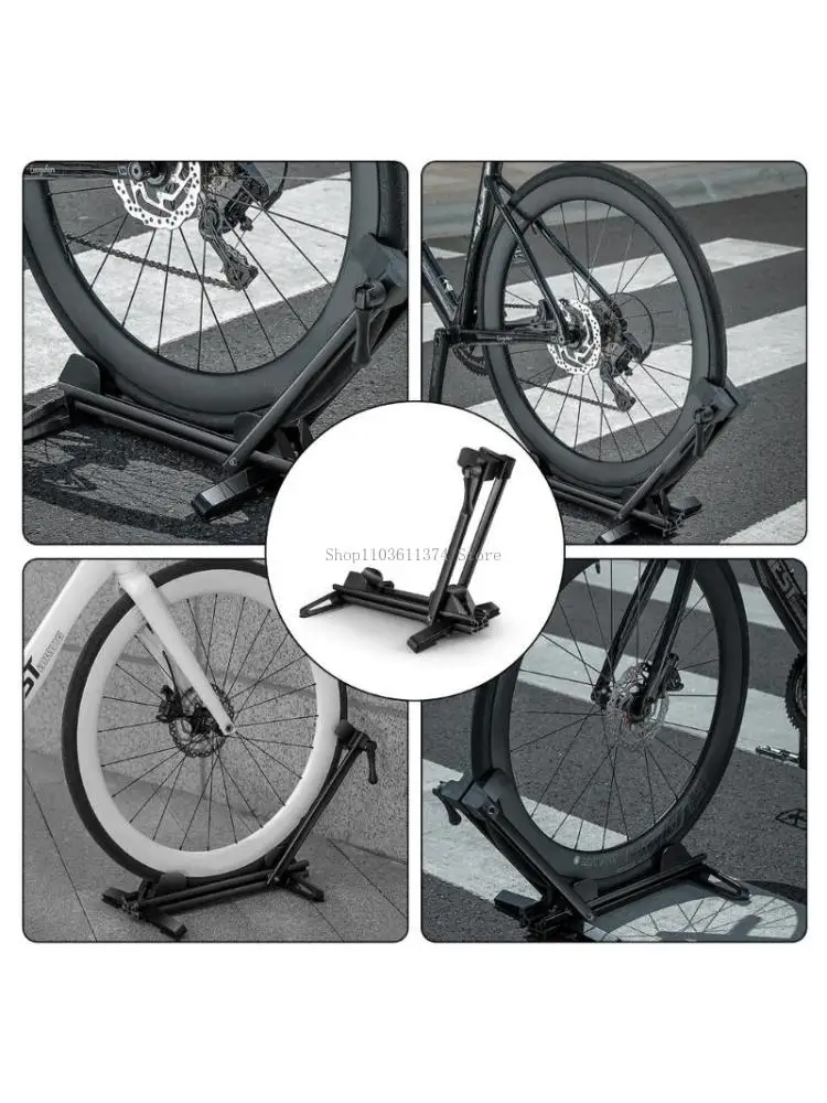 

Складные велосипеды на дисплее подставка на открытом воздухе для парковочной стойки Регулируемая ширина