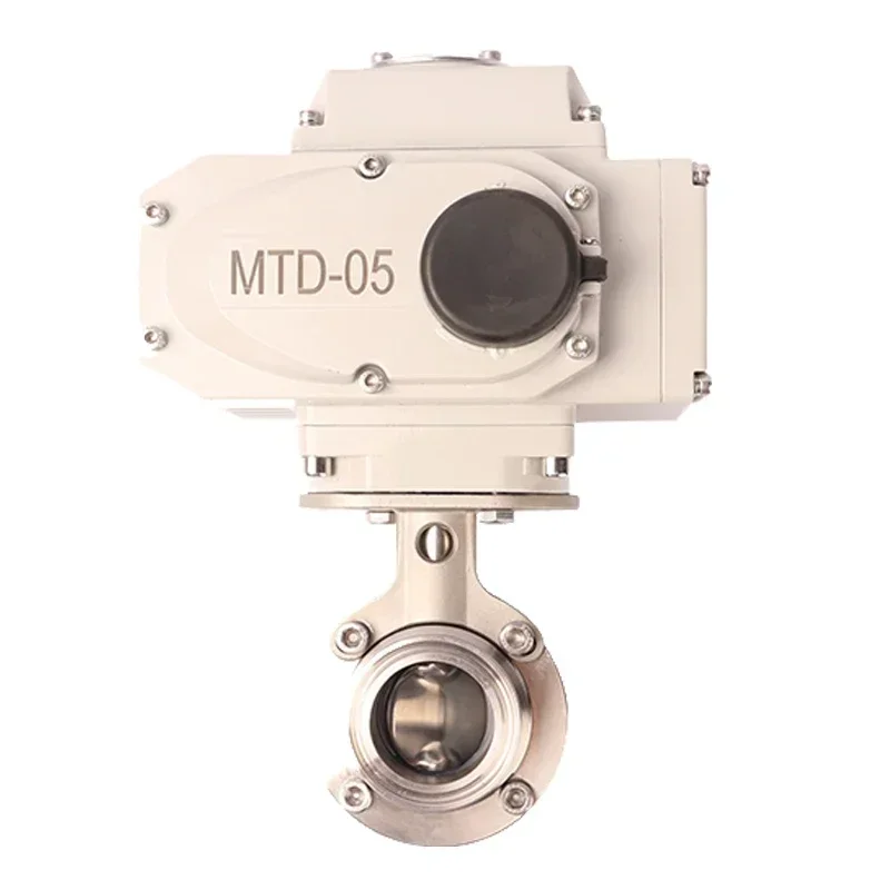 

Valve Supplier 2"~8" Stainless Steel 304 Sanitary Control Flow Water Wastewater Treatment Electric Butterfly Valve