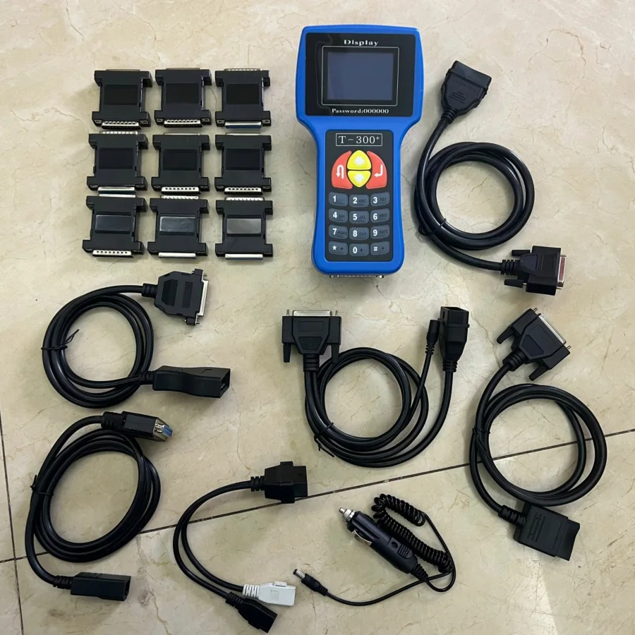 Newest V16.8 T300 Key Programmer Universal car key programmer T-300 blue For Multi-Brand Vehicle English Spanish languages