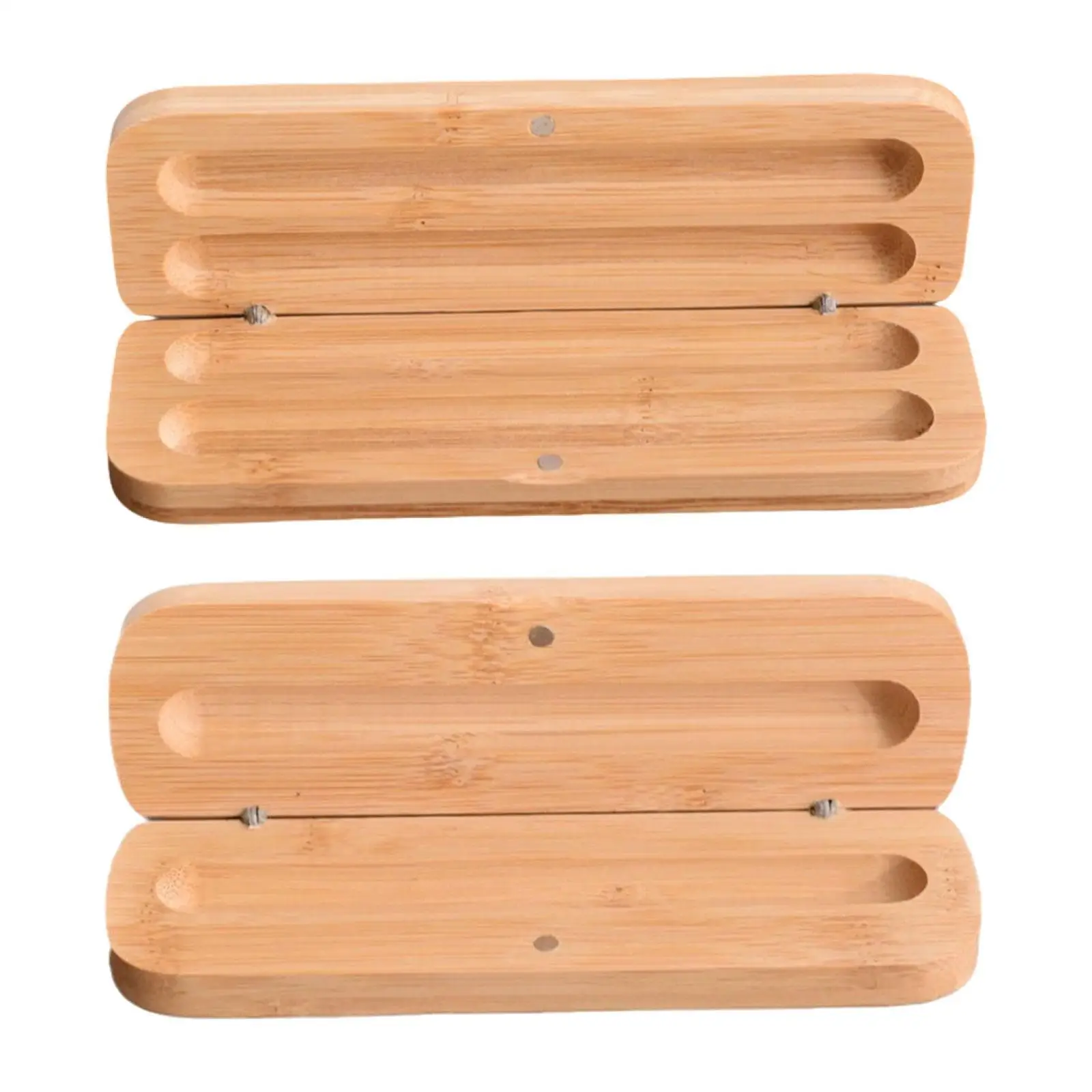 磨かれた多機能木製ペンボックス、頑丈なペンケース、ノベルティオーガナイザー、軽量学用品、文房具用品