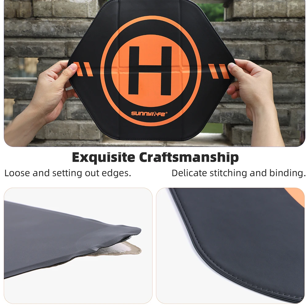 35 см посадочная площадка для дрона, двухсторонний парковочный коврик для дрона, водонепроницаемая посадочная площадка для самолета для DJI NEO/Mini4Pro, аксессуары для дронов