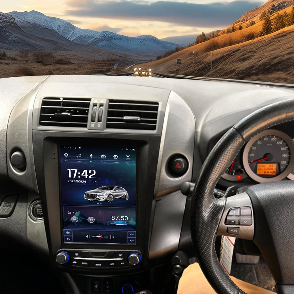 أندرويد السيارات راديو ستيريو بالسيارة لتحديد المواقع والملاحة لتويوتا RAV4 2008 2009 2010 2011 2012 Carplay 10.4 "وحدة رئيس مشغل الوسائط المتعددة #2