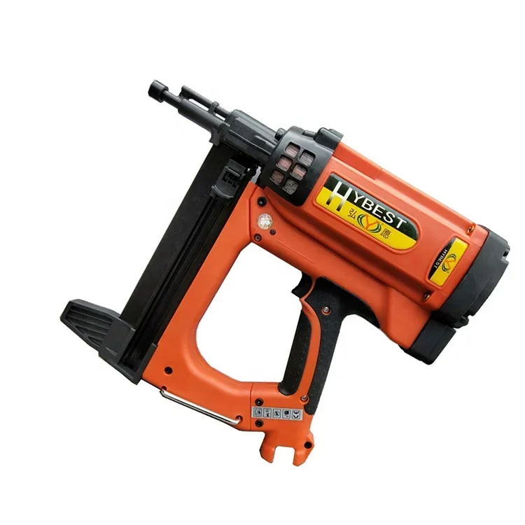 GSR40 Cordless Lithium Battery Power Concrete Nail Gun, poderoso Gás Nails, poderoso, Hot Sale, Gás Powered