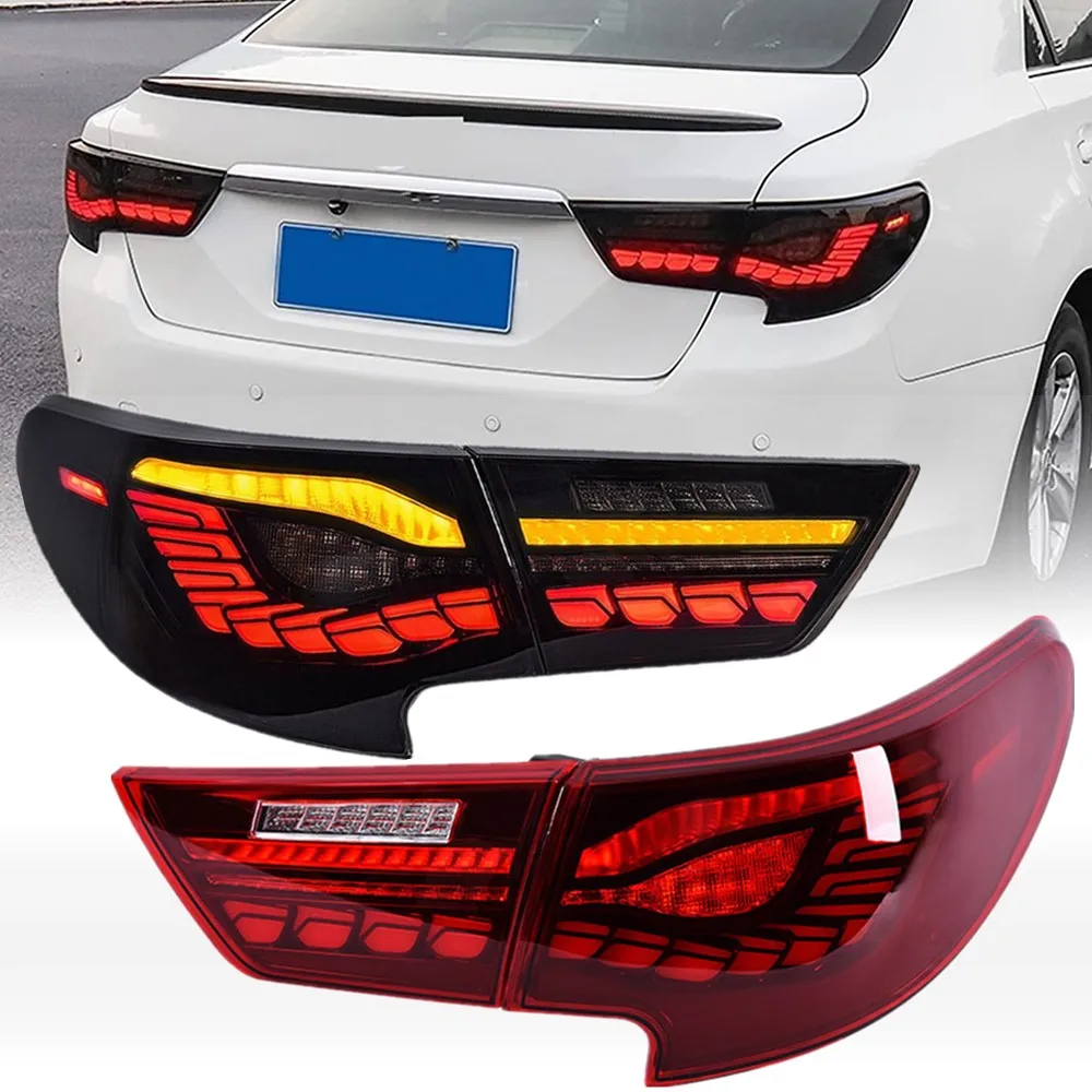 

Car Led Rear Lights For Toyota Mark X Reiz Tail Lights 2014 2015 2016 2017 Back Stop Brake Reverse Lamp Assembly