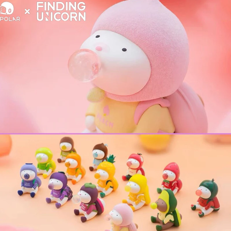 

Original Finding Unicorn Repolar Fruit Series Surprise Blind Box Cartoon Designer Dolls Mistery Figure Kawaii Trendy Toys