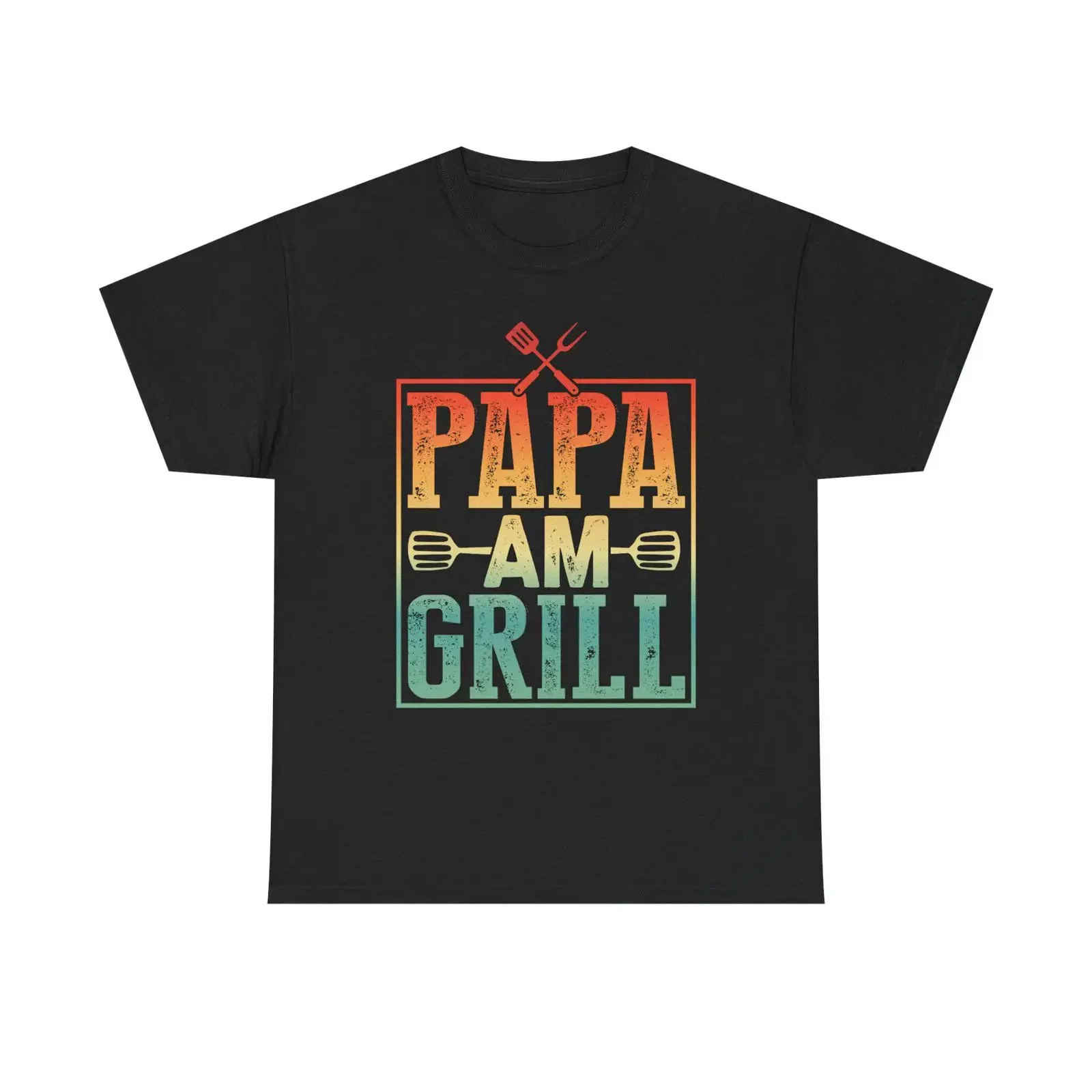 Papa Am Grill T Shirt Vintage BBQ Dad Grillmaster Funny Father amp 39 s Day Vatertag vintage Washed Unisex Soft
