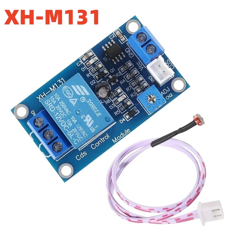 XH-M131 DC 12V 10A Light Control Switch Photoresistor Relay Module Detection Sensor brightness Automatic Control Module