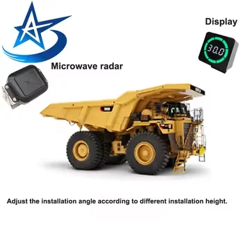 Blind Spot Detection System PWAS-Proximity Warning And Alert Systems For Forklift &Crane&Excavator Parking Sensor