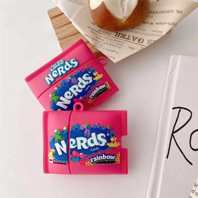 3D сахара Мультяшные яркие наушники чехол для AirPods 2 Чехол чехол для наушников чехол Чехол для AirPod Pro Чехол защитный зарядным устройством