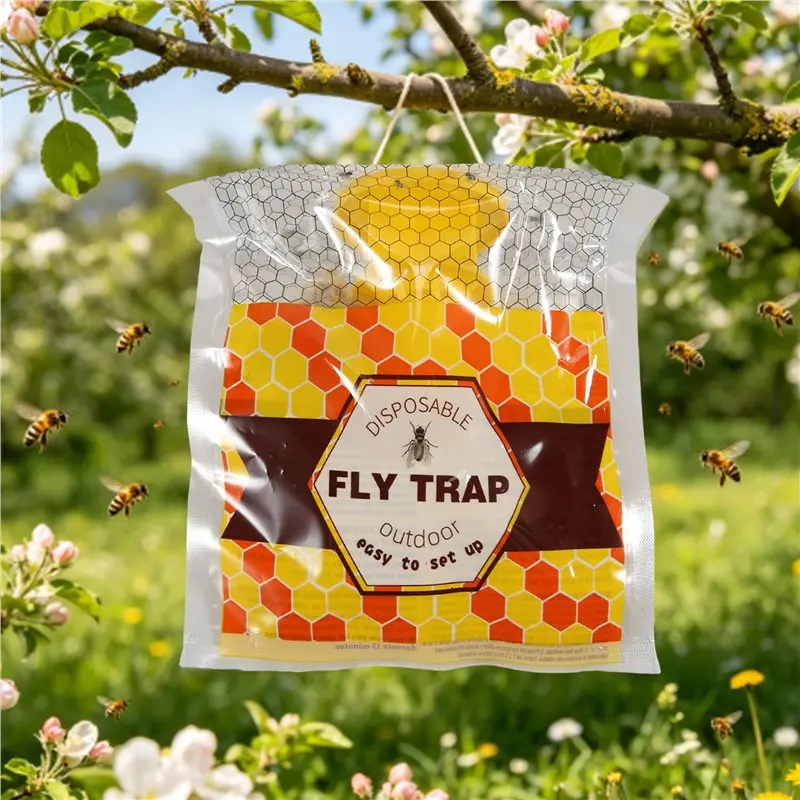 Wasp Trap 8-Pack Disposable Outdoor Hanging Carpenter Bee Traps Yellow Jacket Trap For Outside