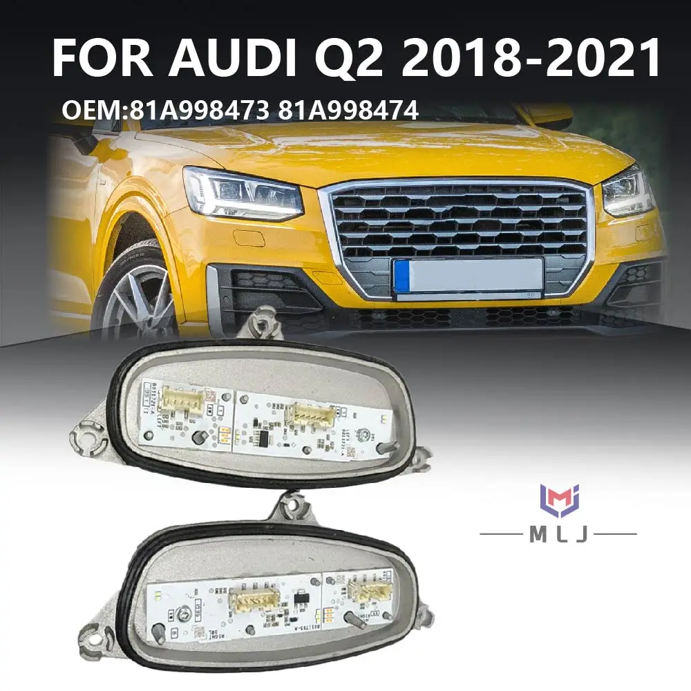 

81A998473 81A998474 For Audi Q2 2018-2021 Full LED Headlight Turn Signal Module DRL Angel Eye Module Unit Car Accessories