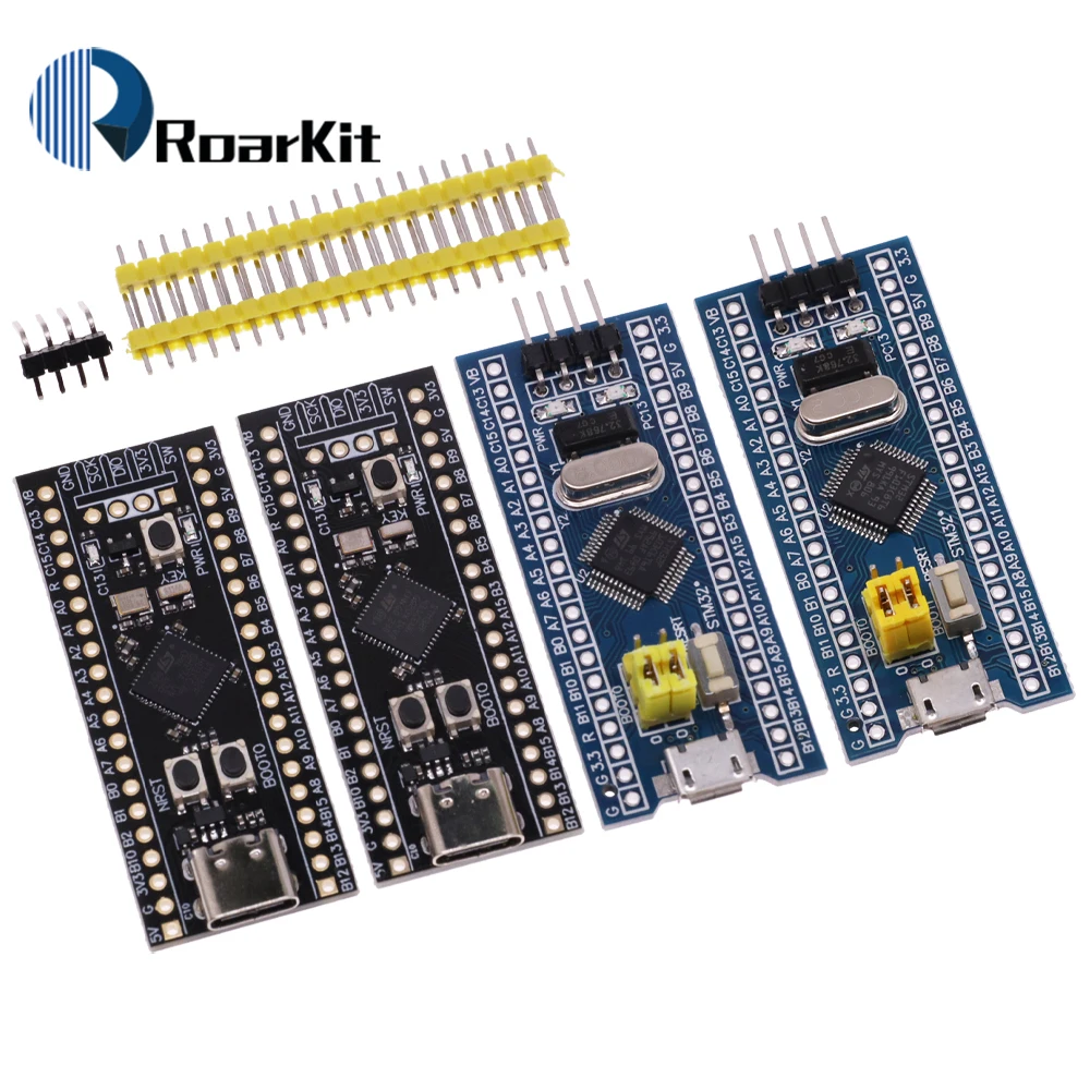 최소 시스템 개발 보드, STM32F103C8T6, STM32F103C6T6, ARM STM32, STM32F401, STM32F411 + ST-LINK V2 다운로드 프로그래머