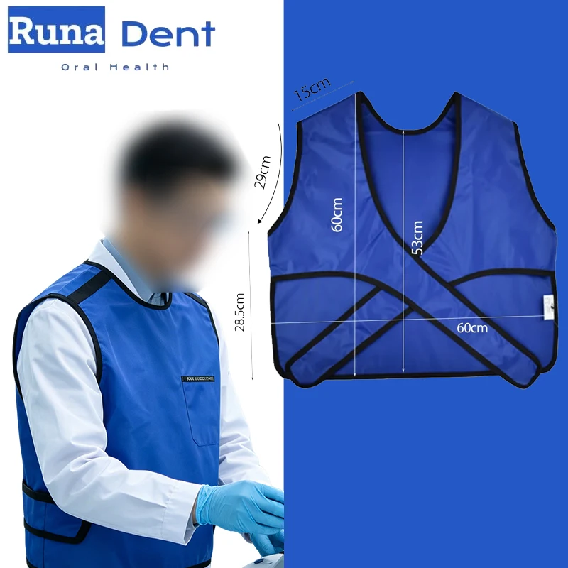 Radiological Protection Clothing 0.35Mmpb Lead Rubber Jacket X-Ray Radiation Protection Wear Dental Medical