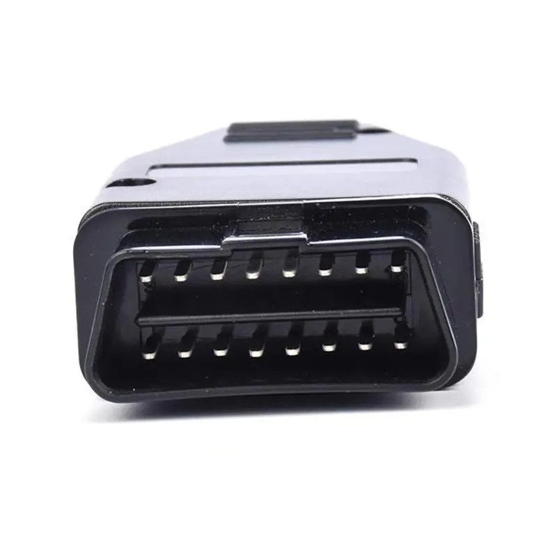 OBD II Male Plug 1 Set 16Pin J1962 OBD2 Connector Universal Adaptor for OBD Extension Cable Wiring Use