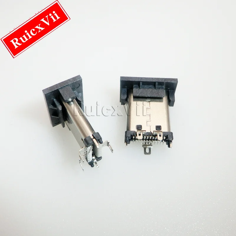 Tête mâle USB3.1, Interface type-c 24P, Patch Smt Vertical avec trois jambes fixes, 10 pièces